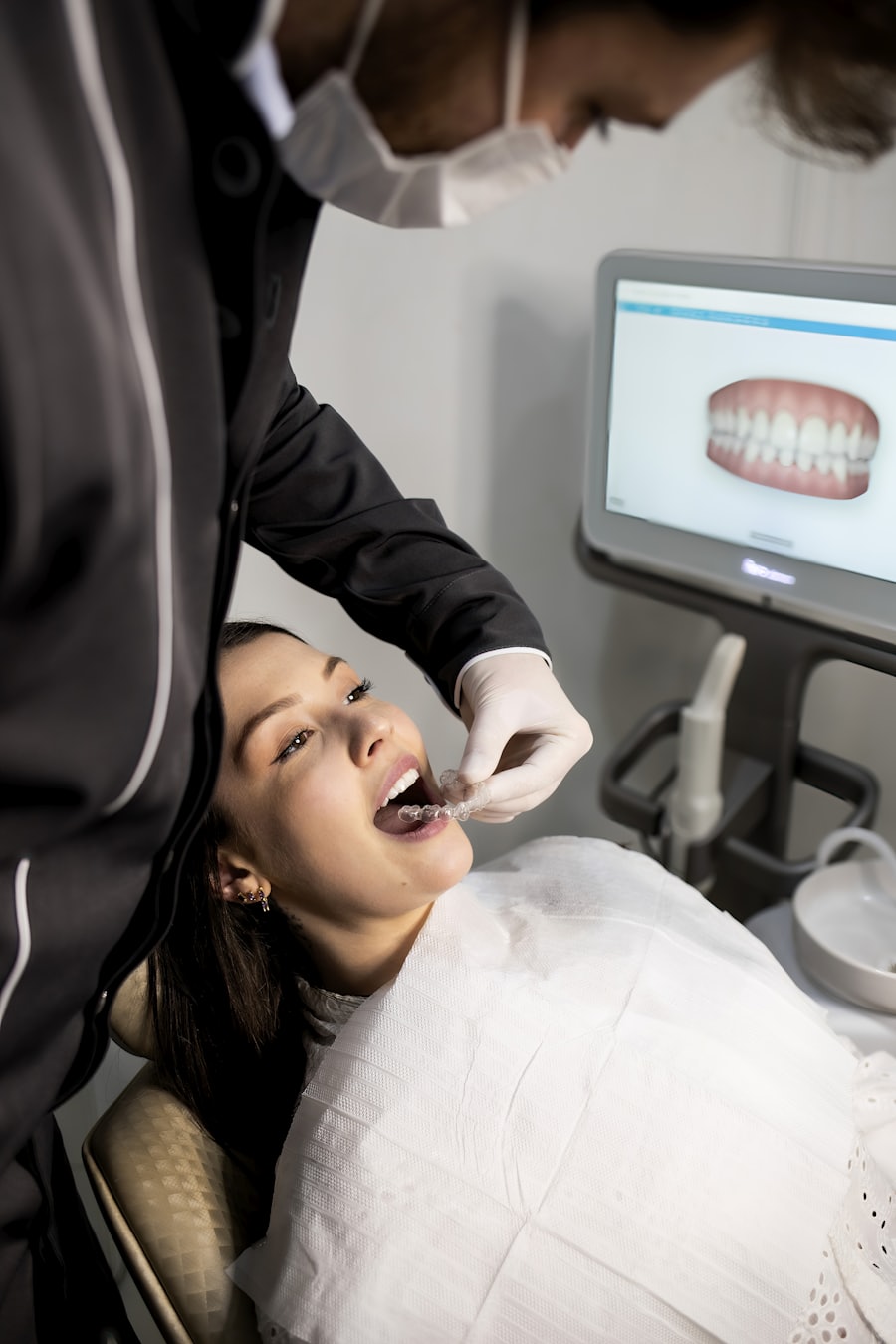 Zwei Implantate im Unterkiefer